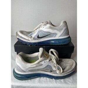 Nike‎ Air Max 2014 Men’s Running Athletic Shoes Size 10 (621077-104) White Blue